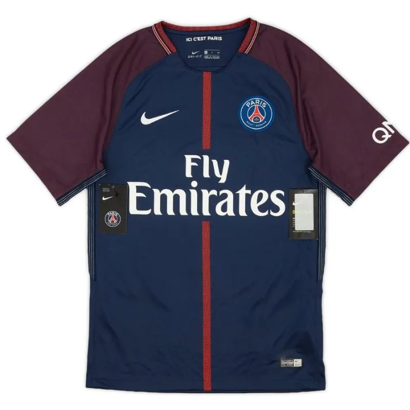 Paris Saint-Germain NEYMAR 2017/18 Maillot domicile rétro - Bleu