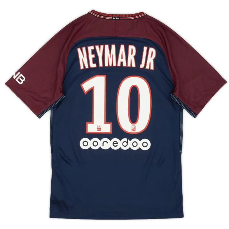 Paris Saint-Germain NEYMAR 2017/18 Maillot domicile rétro - Bleu