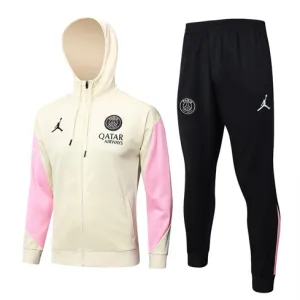 Paris Saint - Germain hooded sports jacket 2024/25 - Apricot