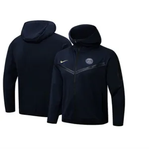 Paris Saint - Germain Hooded Sports Jacket 2024/25 - Blue