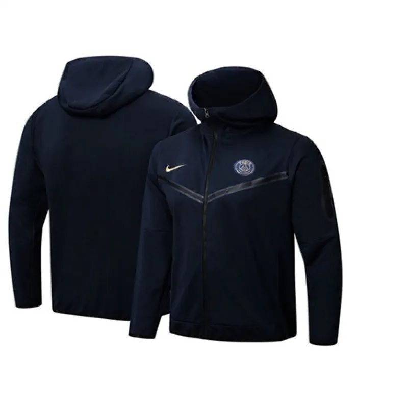 Paris Saint - Germain Hooded Sports Jacket 2024/25 - Blue