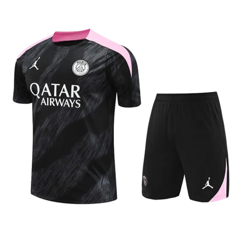 Paris Saint-Germain training jersey + shorts 2024/25 - Black