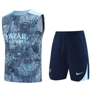 Paris Saint-Germain shorts and vest set 2024/25 - Blue