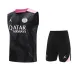 Paris Saint-Germain shorts and vest set 2024/25 - Black