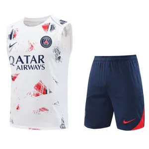 Paris Saint-Germain shorts and vest set 2024/25 - White