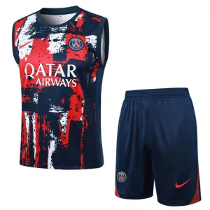 Paris Saint-Germain shorts and vest set 2024/25 - Blue