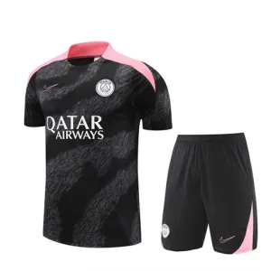 Paris Saint-Germain Kinder-Trainingstrikot + Shorts 2024/25 - Schwarz