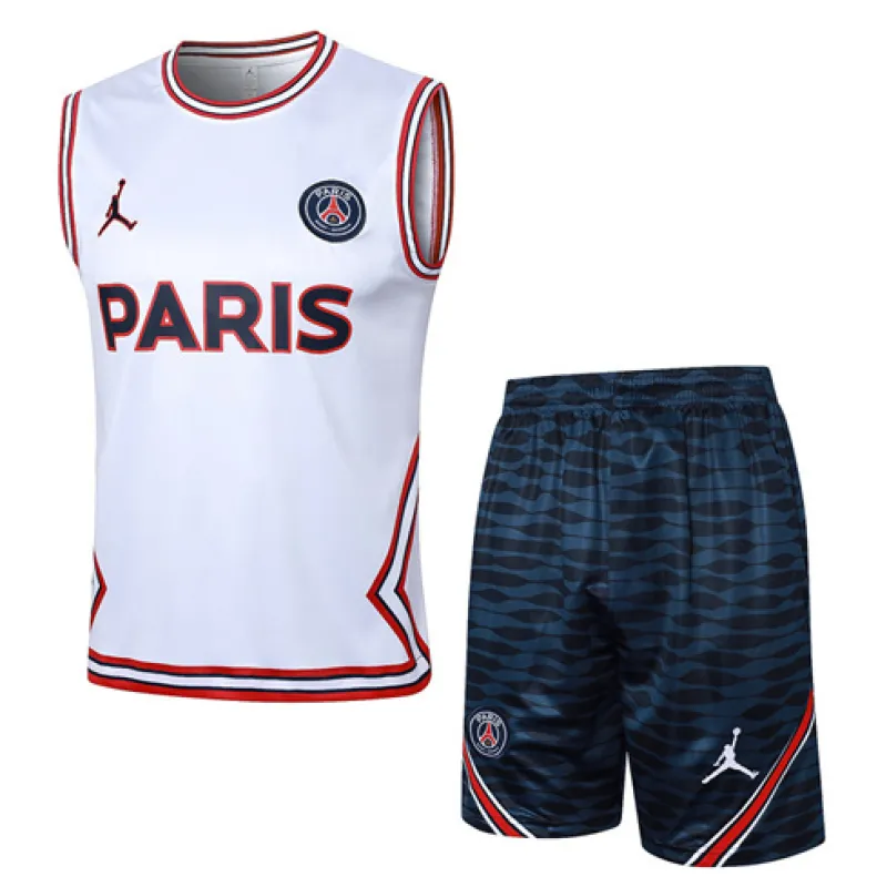 Paris Saint-Germain Shorts- und Weste-Set 2024/25 - Weiß