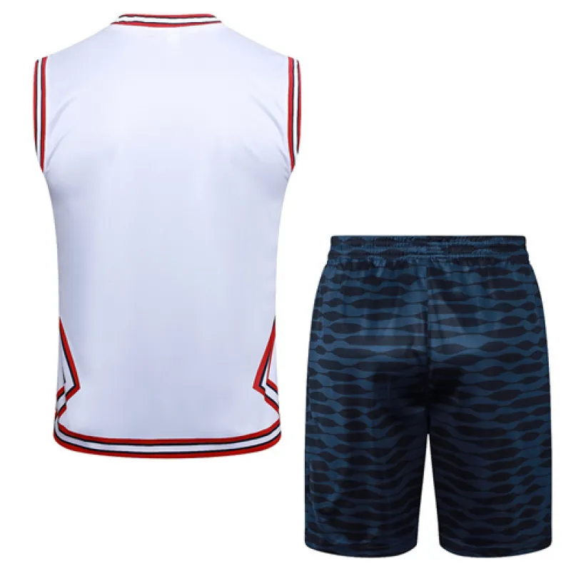 Paris Saint-Germain Shorts- und Weste-Set 2024/25 - Weiß