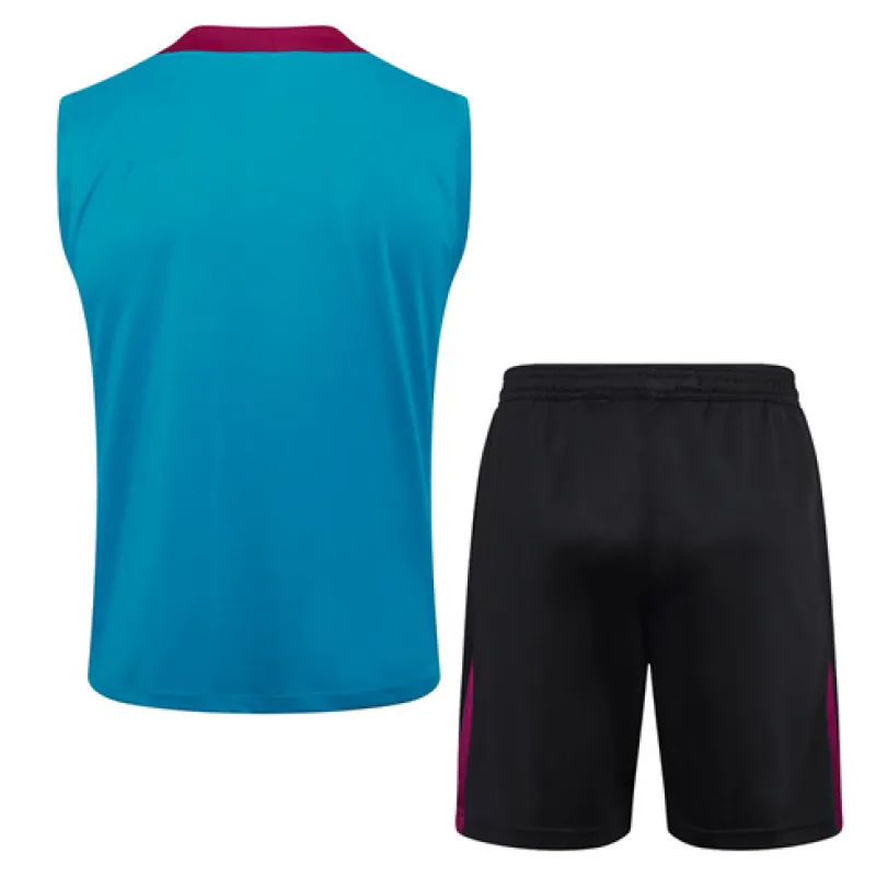 Paris Saint-Germain shorts and vest set 2024/25 - Blue