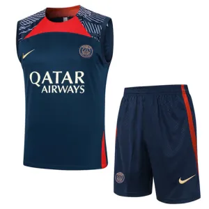 Paris Saint-Germain shorts and vest set 2024/25 - Blue