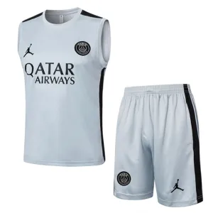 Paris Saint-Germain children's training jersey + shorts 2024/25 - Yellow