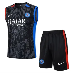 Paris Saint-Germain shorts and vest set for 2024/25 - Black