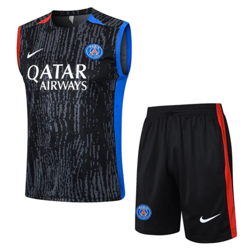 Paris Saint-Germain shorts and vest set for 2024/25 - Black