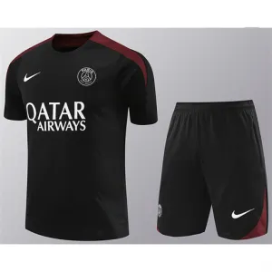 Paris Saint-Germain training jersey + shorts 2024/25 - Black