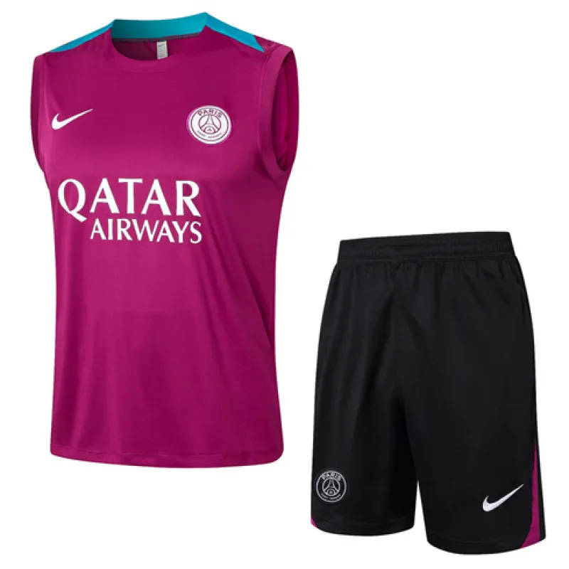Paris Saint-Germain shorts and vest set 2024/25 - Pink
