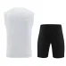 Conjunto de pantalones cortos y chaleco de Paris Saint-Germain 2024/25 - Blanco