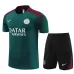 Paris Saint-Germain children's training jersey + shorts 2024/25 - Green