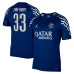 Maillot de quatrième choix de Paris Saint - Germain 2024/25 du joueur Zacharie Emery - Bleu