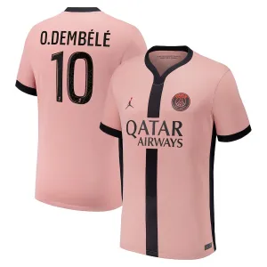 Ousmane Dembélé's Paris Saint - Germain 2024/25 Third Kit - Pink
