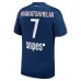 Khvicha Kvaratskhelia's Paris Saint - Germain Kids' 2024/25 Home Kit Set - Blue