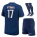 Vitinha's Paris Saint - Germain Kids' 2024/25 Home Kit Set - Blue