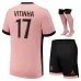 Vitinha's Paris Saint - Germain Kids' 2024/25 Third Kit Set - Pink