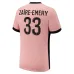 Paris Saint - Germain 2024/25 Dritter Kinderstrikot - Set - Rosa von Warren Zaire - Emery