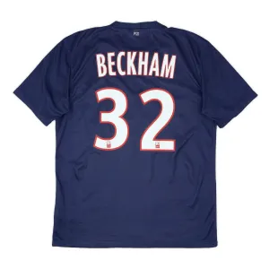 Beckham Paris Saint-Germain Retro Jersey 2012/13 Home - Blue