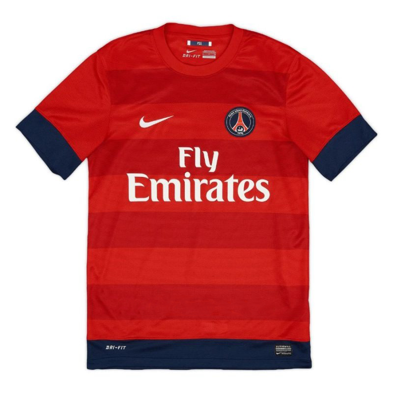 Beckham Paris Saint-Germain Retro Jersey 2012/13 Away - Red