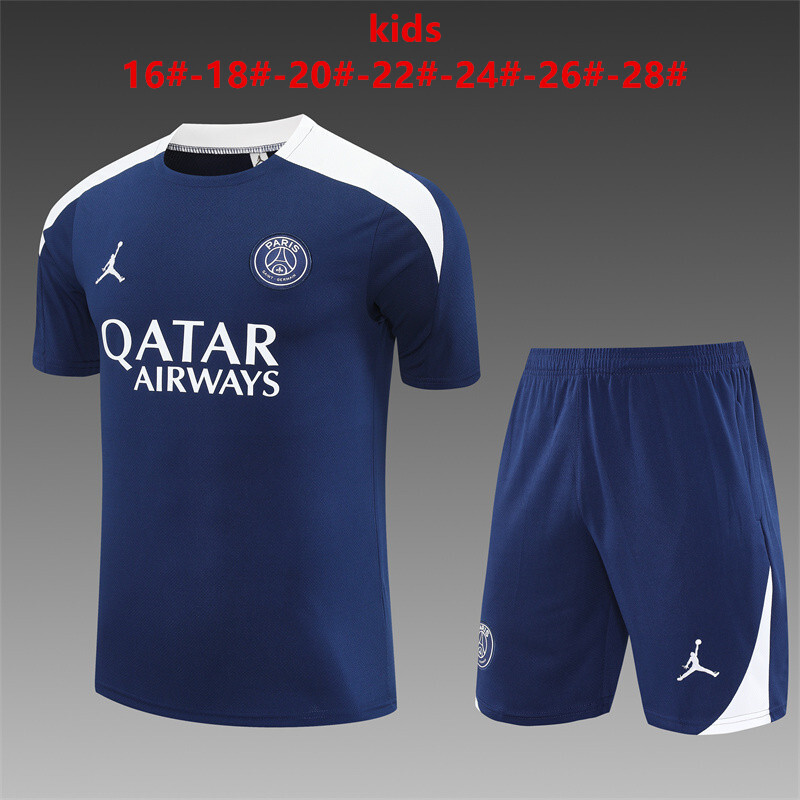 PSG 2025/26 Kinder Trainingsanzug blau
