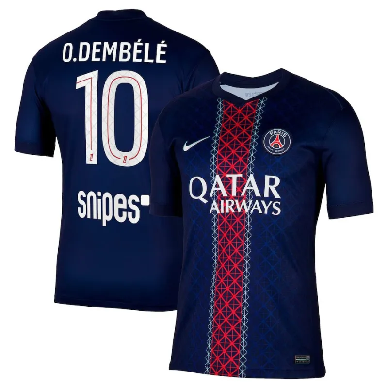 PSG 2025/26 O.DEMBÉLÉ Home Jersey