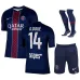 Paris Saint-Germain D.DOUÉ Kids' 2025/26 Home Kit - Blue/Red