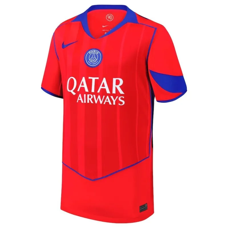 Paris Saint-Germain 2025/26 Kids Third Jersey - Red