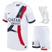 Paris Saint-Germain 2025/26 Away Kids Kit - White