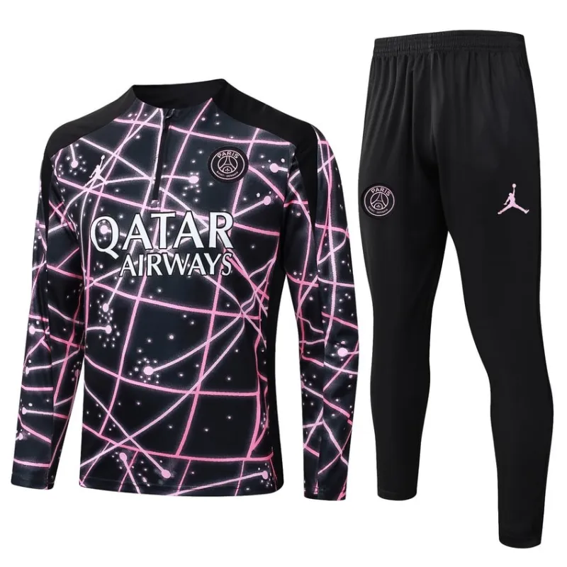 Paris Saint-Germain 2025/26 Trainingsanzug - Schwarz/Rosa