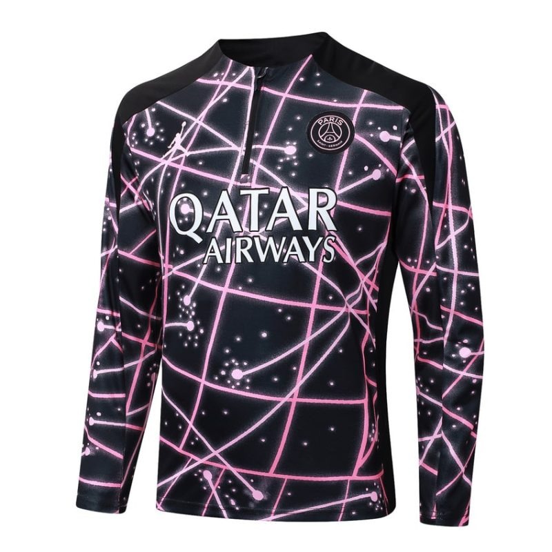 Paris Saint-Germain 2025/26 Trainingsanzug - Schwarz/Rosa