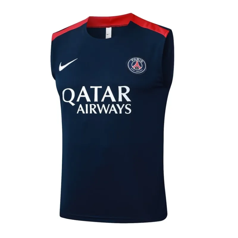 Paris Saint-Germain 2025/26 Shorts and Vest Set - Blue/Red