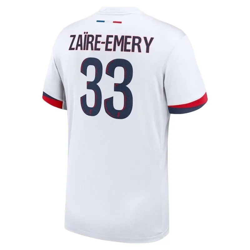 Paris Saint-Germain ZAÏRE-EMERY 2025/26 Maillot extérieur enfant - Blanc