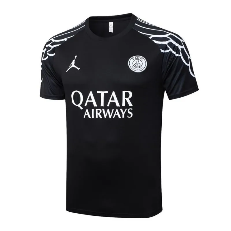 Paris Saint-Germain 2025/26 Training Jersey + Shorts - Black