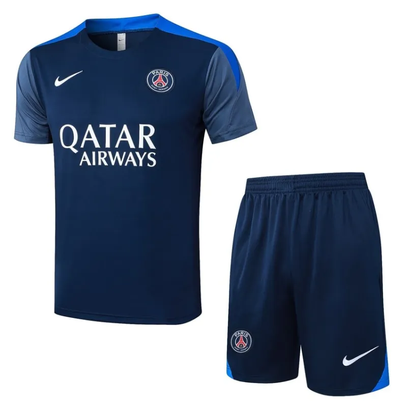 Paris Saint-Germain 2025/26 Training Jersey + Shorts - Blue