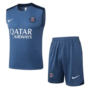 Paris Saint-Germain 2025/26 Shorts and Tank Top Set - Blue