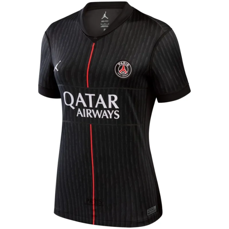 Paris Saint-Germain 2025/26 Camiseta cuarta mujer - Negra