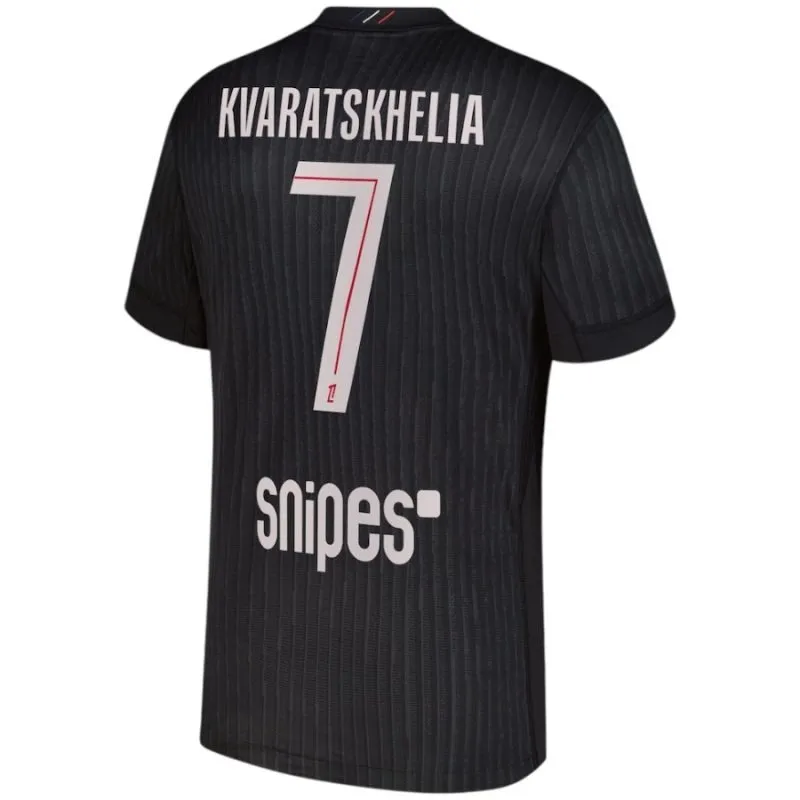 PSG 2025/26 KVARATSKHELIA Fourth Jersey