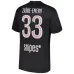Paris Saint-Germain ZAÏRE-EMERY 2025/26 Viertes Kinder-Set - Schwarz