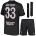 Paris Saint-Germain ZAÏRE-EMERY 2025/26 Viertes Kinder-Set - Schwarz