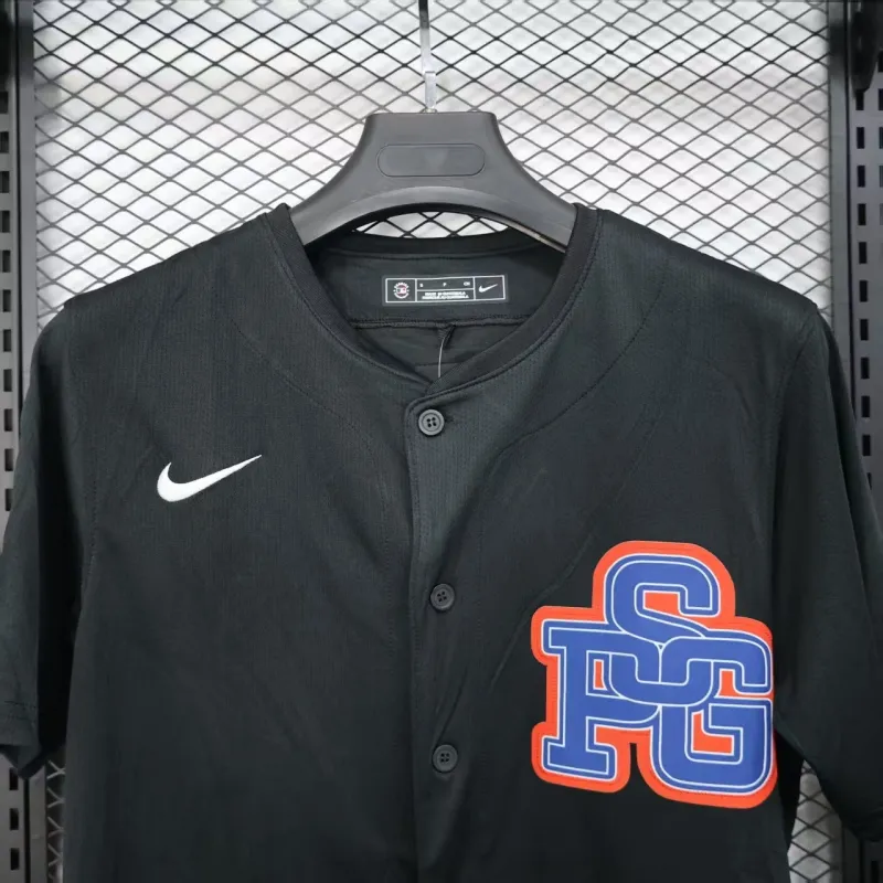 Paris Saint-Germain Camiseta Edición Béisbol 2025/26 - Negro