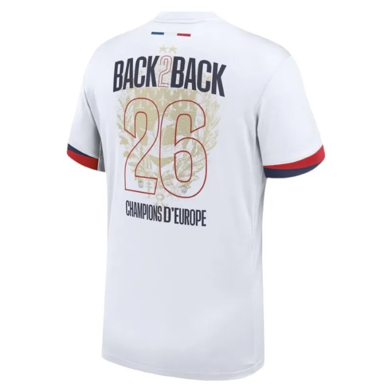 Camiseta PSG Visitante 2025/26 2 Estrellas Campeón Europeo