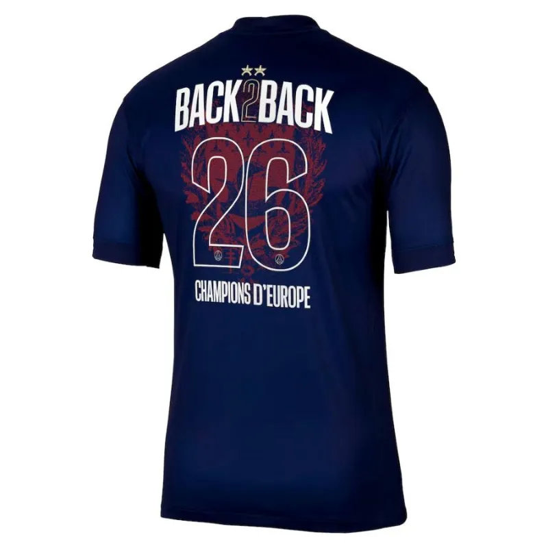Camiseta PSG Conjunto Infantil Local 2025/26 2 Estrellas Campeón Europeo