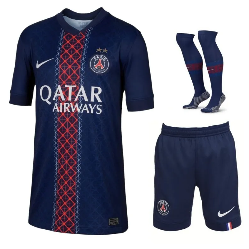 Camiseta PSG Conjunto Infantil Local 2025/26 2 Estrellas